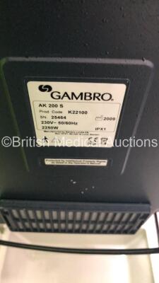 3 x Gambro AK 200 S Dialysis Machines (No Power) - 6