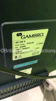 3 x Gambro AK 200 S Dialysis Machines Version 9.0 / 9.0 / 9.2 (All Power Up) - 7