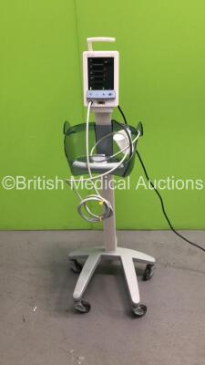 Datascope Duo Patient Monitor on Stand with BP Hose (Powers Up)