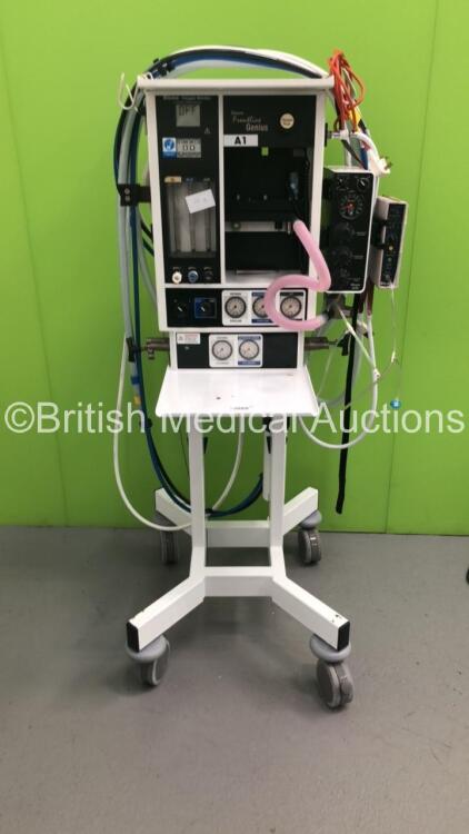 Blease Frontline Genius Anaesthesia Machine with Blease 2200 Ventilator, Blease Alarm and Hoses