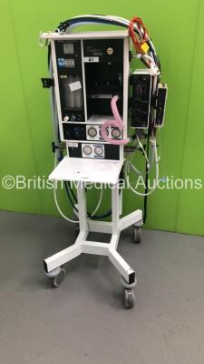 Blease Frontline Genius Anaesthesia Machine with Blease 2200 Ventilator, Blease Alarm and Hoses - 2