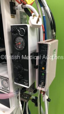Blease Frontline Genius Anaesthesia Machine with Blease 2200 Ventilator, Blease Alarm and Hoses - 4