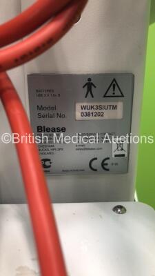 Blease Frontline Genius Anaesthesia Machine with Blease 2200 Ventilator, Blease Alarm and Hoses - 6