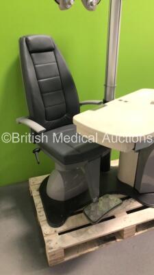 ESKA Ophthalmic Suit with Chair Table and Nidek Refractor Model RT-600 *S/N 27475* - 4