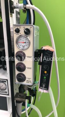 Blease Frontline Genius Anaesthesia Machine with Blease 2200 MRI Ventilator, Blease Alarm and Hoses - 2