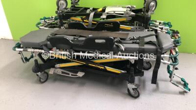 3 x Ferno Pegasus Ambulance Stretchers with 1 x Mattress *S/N PEG3624 / PEG3836 / PEG3715* - 2