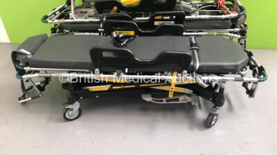 3 x Ferno Pegasus Ambulance Stretchers with 2 x Mattress *S/N PEG3726 / PEG4811 / PEG3944* - 2