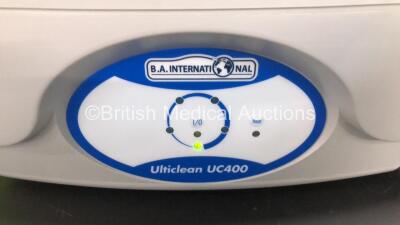 2 x B.A.International Ulticlean UC400 Ultrasonic Cleaners (Both Power Up) - 4