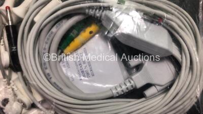 Mixed Lot Including 1 x FMS Duo + Fluid Management / Integrated Shaver Unit, 2 x Welch Allyn 9600 Plus Calibration Testers with 2 x Power Supplies, 2 x Mortara ECG Leads and 1 x Primamed Mercury Free Sphygmomanometer (All Power Up) - 4