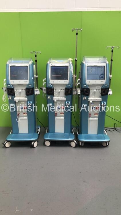 3 x Gambro Artis Dialysis Machines Running Hours 0301320 / 030542 / 030871 (All Power Up) (95640011496 / 95640008428)