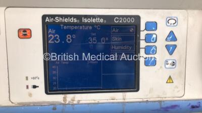 Drager Air-Shields Isolette C2000 Infant Incubator Version 3.00 with Mattress (Powers Up) - 4