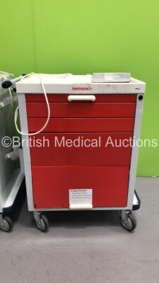 3 x Medisco Crash Trolleys (1 x Missing Handles, 1 x Damaged Wheel and 1 x Missing / Damaged Draws) - 2