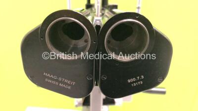 Haag Streit Bern SL 900 Slit Lamp on Hydraulic Table (Powers Up No Bulb) *S/N 71203* - 3