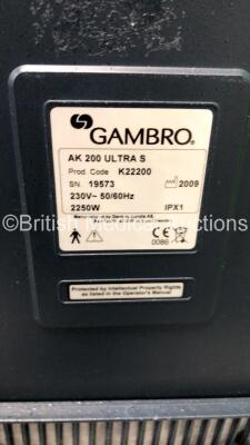 Gambro AK 200 Ultra S Dialysis Machine (Powers Up) - 4