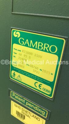 3 x Gambro AK 95 S Dialysis Machines (2 x Power Up) - 4