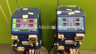 2 x Gambro AK 95 S Dialysis Machines (Both Power Up - 1 x Door Open - 1 x Missing Side Panel) - 2