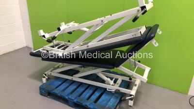 2 x Knight Imaging Hydraulics Patient Couches (Hydraulics Tested Working - Both Missing Wheels) - 2