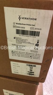 4 x Verathon BladderScan Prime Plus Prime Carts (Brand New In Box) - 2