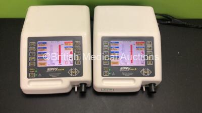 2 x B&D Electromedical Nippy Junior + Ventilator (1 Powers Up, 1 No Power) *SN 201113631 - 20087845*