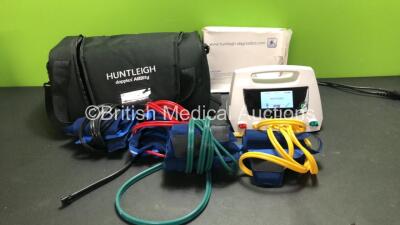 Huntleigh Dopplex ABIlity Automatic Ankle Brachial Index System with 4 x Ankle Cuffs in Carry Bag (Powers Up) *SN CCS5041 - 771AX010230-13*