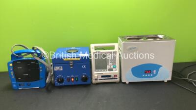 Mixed Lot Including 1 x GE Dinamap Procare Patient Monitor with BP Hose (No Power) 1 x Capricorn CEP 2000 Centrifuge Unit (Powers Up) 1 x Baxter Colleague Pump (Powers Up with Blank Screen) 1 x Nickel Electro LTD Clifton Heating Bath (Powers Up with Missi