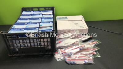 Mixed Lot Including Approximately 15000 HandSafe Sterile Polymer Gloves, 1 x Philips M1351A Fetal Monitor (Powers Up) Approximately 20 x 3M Ref 1862 Masks