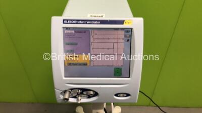 SLE 5000 Infant Ventilator TVV Plus Software Version 4.3 with Hoses (Powers Up) *S/N 52657* **Mfd 2008* - 2