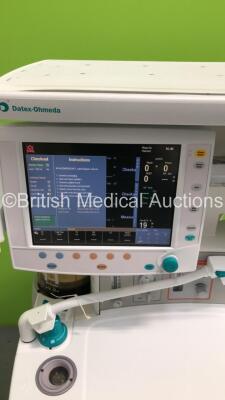 Datex-Ohmeda S/5 Avance Anaesthesia Machine Software Version 3.20 with Bellows and Hoses (Powers Up) *S/N ANBK00224* - 6