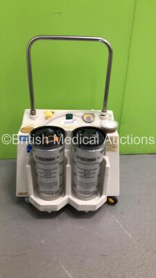 Eschmann VP35 Twin Jar Suction Unit with 2 x Cups (Powers Up) *S/N V3AC1J1307*