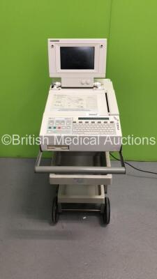 Hewlett Packard PageWriter XLi ECG Machine on Stand (Powers Up with Blank Screen)