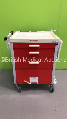 Medisco Crash Trolley * 1 x Broken Handle-See Photos *