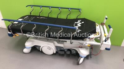 Stryker Zoom Hydraulic Patient Transport Trolley with Mattress (Hydraulics Tested Working) - 2