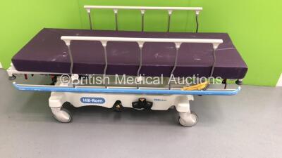 Hill-Rom Tran-Star Hydraulic Patient Trolley with Mattress (Hydraulics Tested Working) - 2