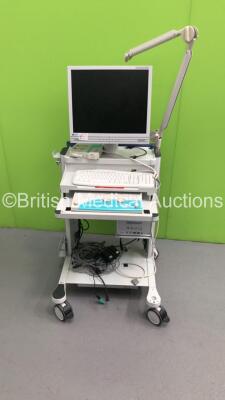 Nihon Kohden Neuropack S1 Electromyography System on Trolley with Monitor and Accessories (HDD REMOVED) ***IR014***