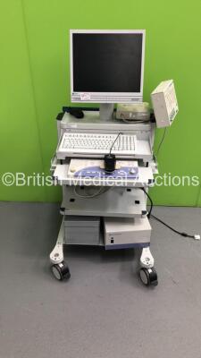 Nihon Kohden Neuropack M1 Electromyography System on Trolley with Monitor and Accessories (HDD REMOVED) ***IR013***