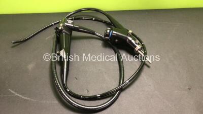 Karl Storz Video Gastroscope in Carry Case Engineer's Report : Optics - Unable to Check, Angulation - Up Short of Spec / To Be Adjusted, Patient Tube - Ok, Light Transmission - Unable to Check, Channel System - Unable to Check, Leak Check- Unable to Check - 2