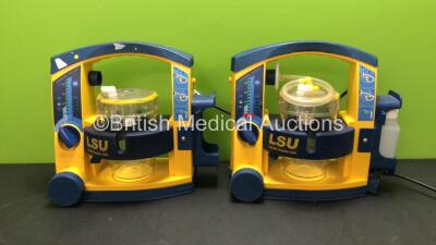 2 x LSU Laerdal Suction Units with 2 x Cups (Both Power Up)