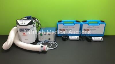 Mixed Lot Including 1 x 3M Bair Hugger Warming Unit 505, 1 x RB CLS 150-2 Light Source with Cable and 2 x Kimal IVantage Infusion Pump Kits