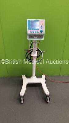 Acutronic Medical Systems Fabian Therapy Ventilator on Stand with Hoses (Powers Up) * SN 10-00048 * * Mfd 2011 *