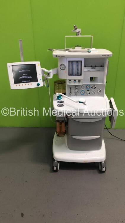 Datex-Ohmeda Aespire View Anaesthesia Machine Software Version 06.20 with Absorber,Bellows,Oxygen Mixer and Hoses (Powers Up)