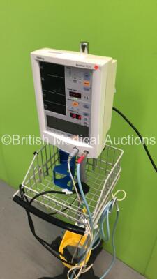 Mindray Accutorr Plus Patient Monitor on Stand with 1 x BP Hose and 1 x SpO2 Finger Sensor (Powers Up) * Asset No FS 0116158 * - 3