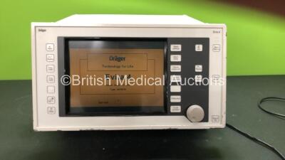 Drager Evita 4 Ventilator Software Version 04.22 Working Hours 74057 (Powers Up)