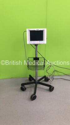 Datex-Ohmeda Passport XG Patient Monitor on Stand with SPO2, BP, T and ECG Options (Powers Up) *SN *FS 0106221*