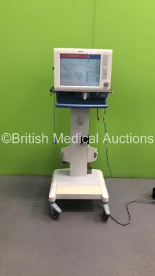 Drager Evita XL Ventilator on Stand Software Version 07.02 - Running Hours 31147 with CO2 Sensor and Hoses (Powers Up) *S/N ARYN-0135* **Mfd 2007**