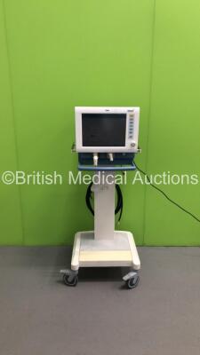 Drager Evita XL Ventilator on Stand Software Version 06.12 - Running Hours 91744 with Hoses (Powers Up) *S/N ARTF0038* **Mfd 2003**