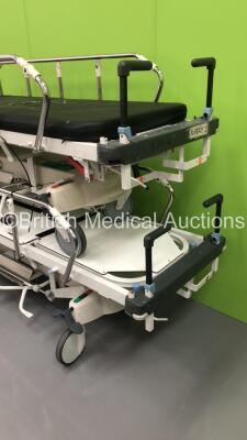 2 x Huntleigh Lifeguard Hydraulic Patient Trolleys with Mattresses (Hydraulics Tested Working) *S/N NA* - 3