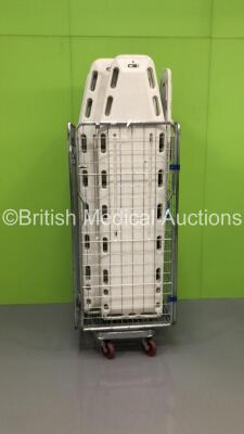 Cage of 16 x Spinal Boards (Cage Not Included)