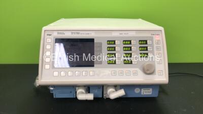 Drager Evita 2 Dura Ventilator Software Version 04.22 *Mfd 2003* Working Hours 37611 (Powers Up with Damaged Casing-See Photos)