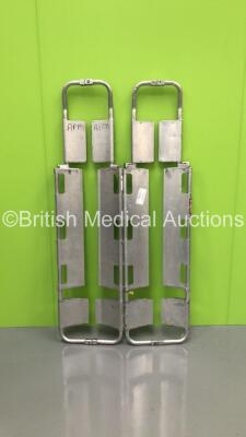 2 x Aluminium Scoop Stretchers