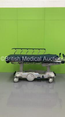 Stryker Big Wheel Hydraulic Patient Trolley with Mattress (Hydraulics Tested Working)